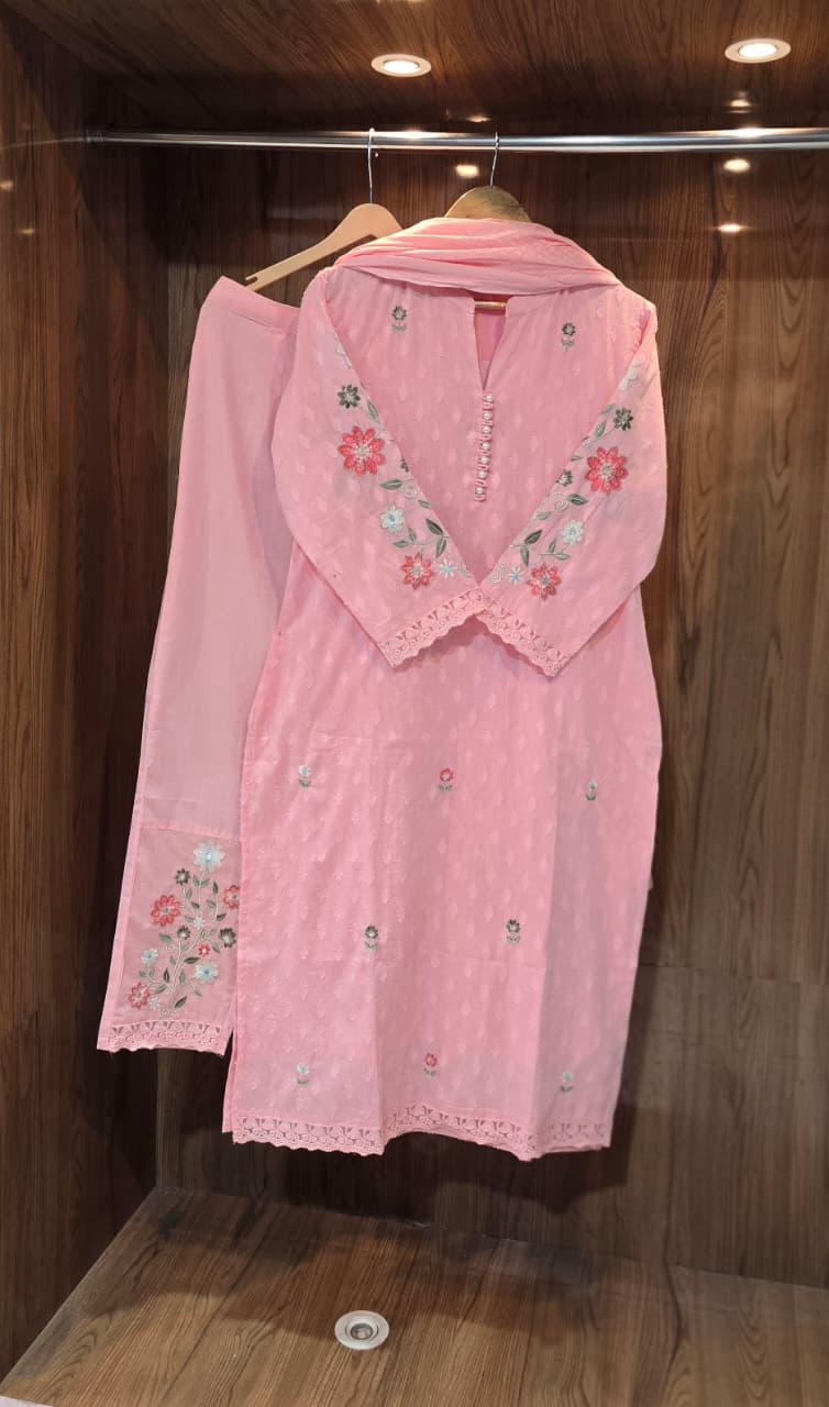 Pure Dobby Mercerized Cotton Suit Sets