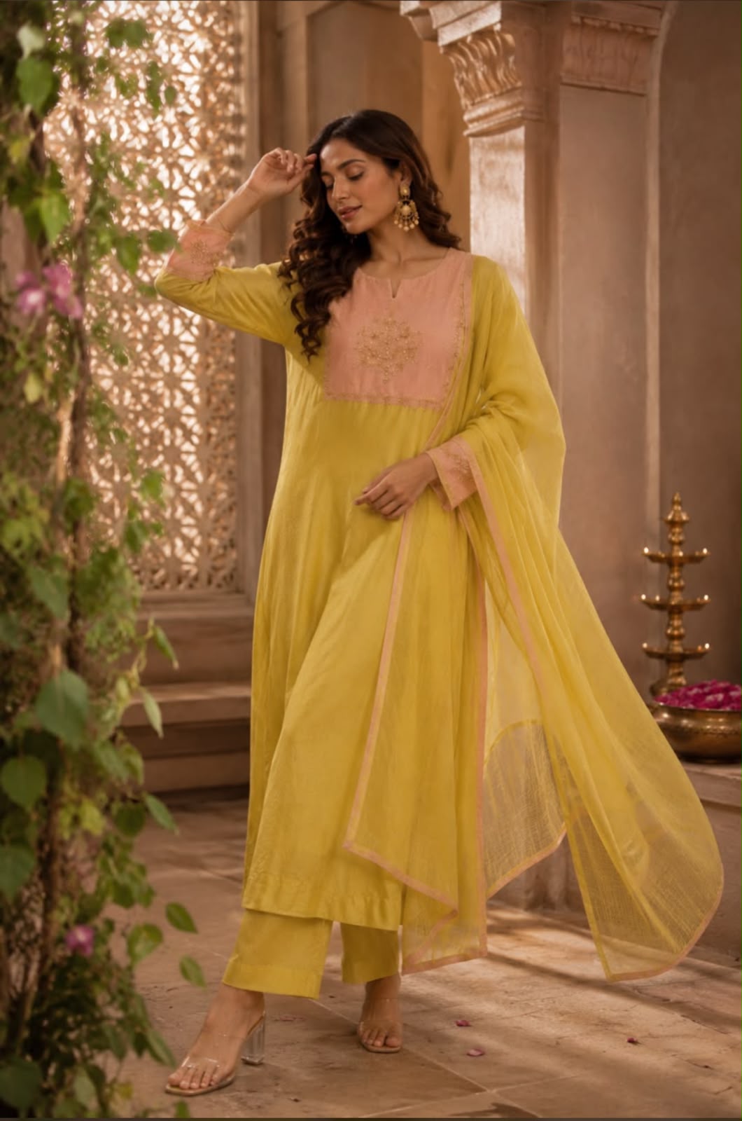 Aurielle Mul Chanderi Suit Sets