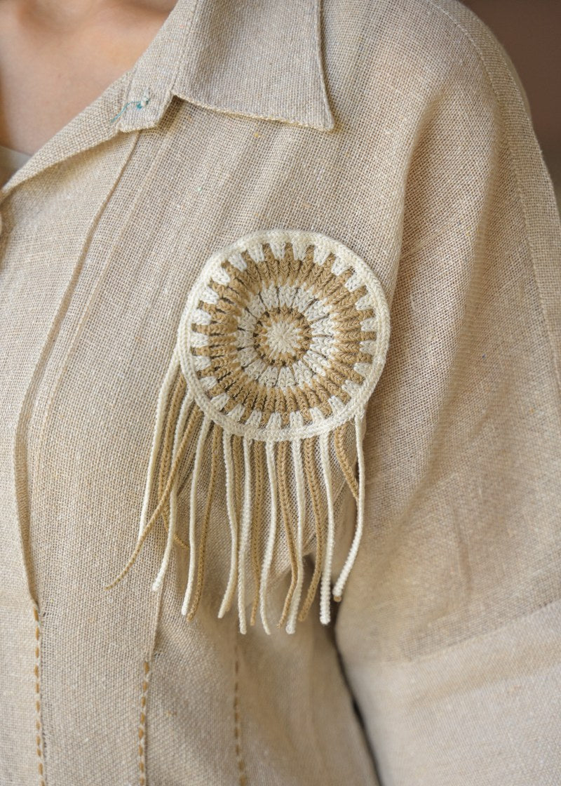 Boho Charm Jute Dress