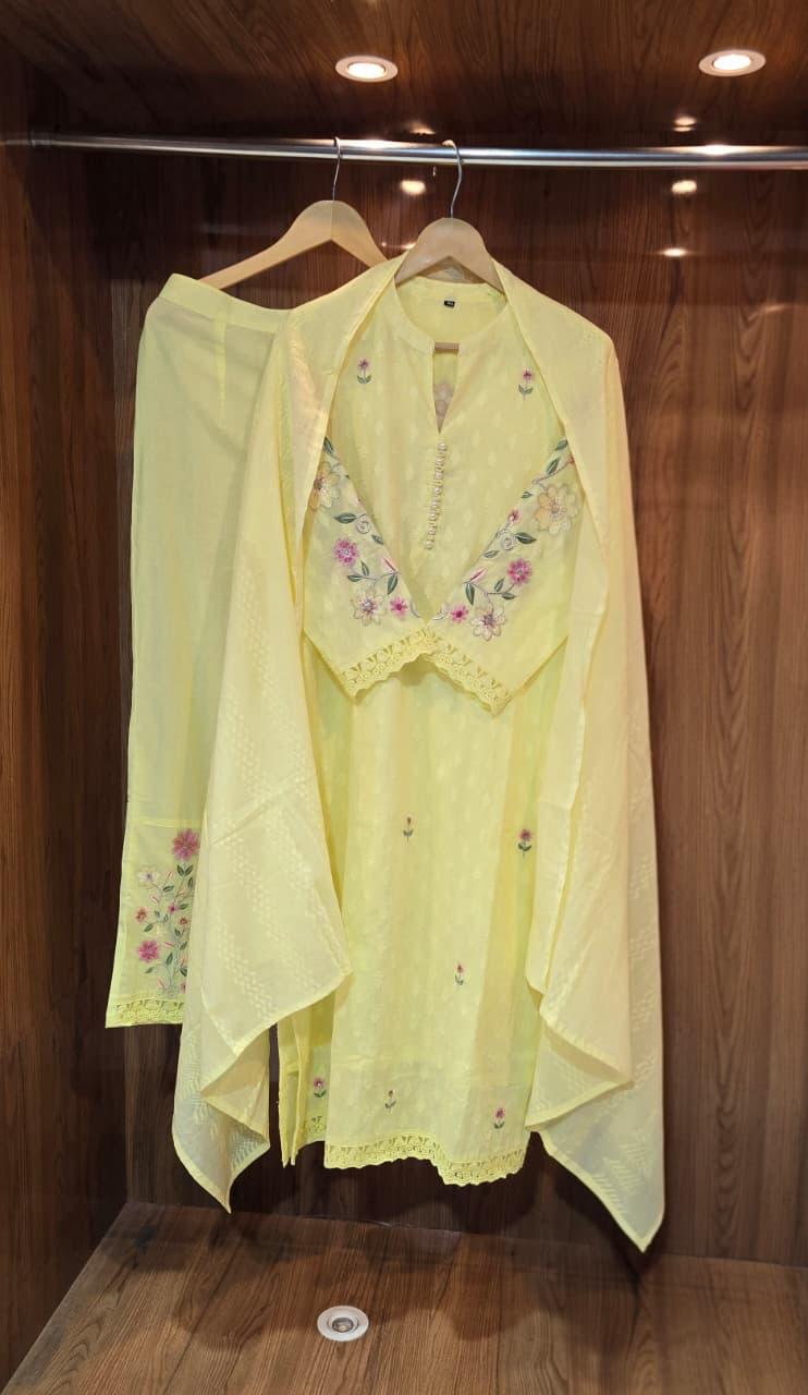 Pure Dobby Mercerized Cotton Suit Sets