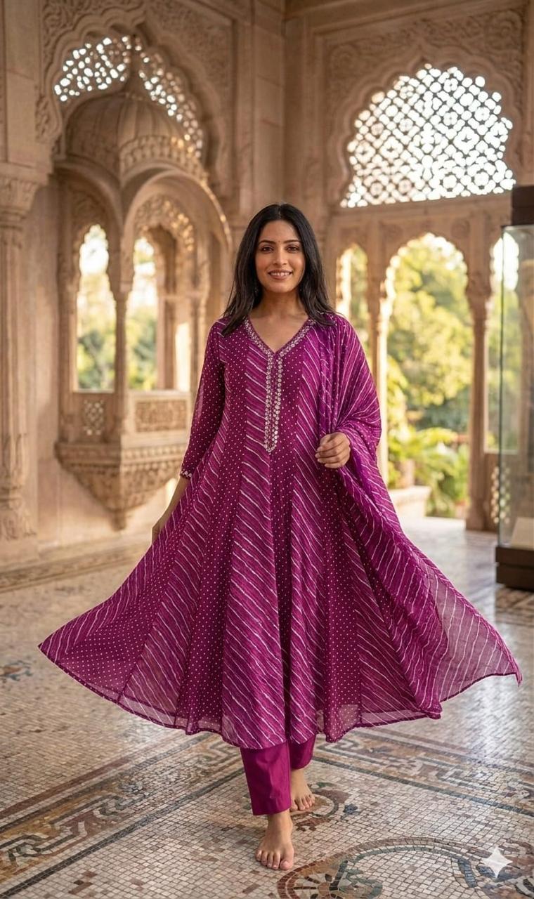 Rangrez Leher Mul Cotton Suit Sets