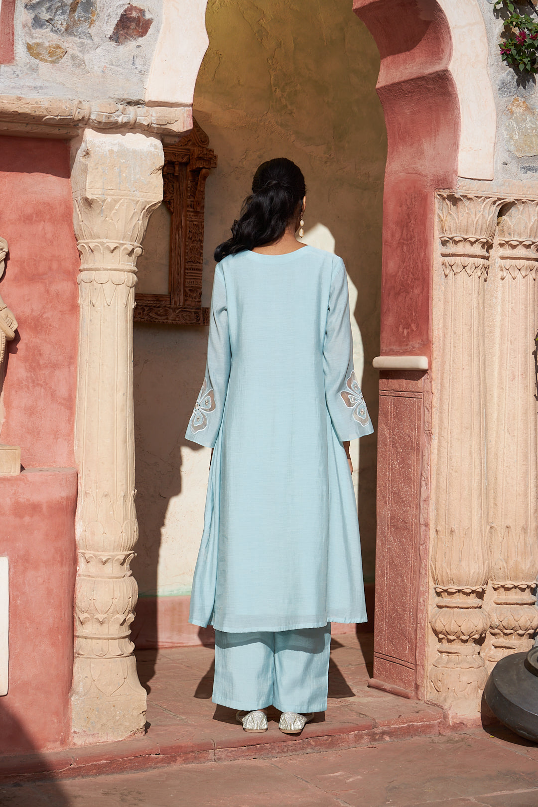 Celeste Mul Chanderi Suit Set