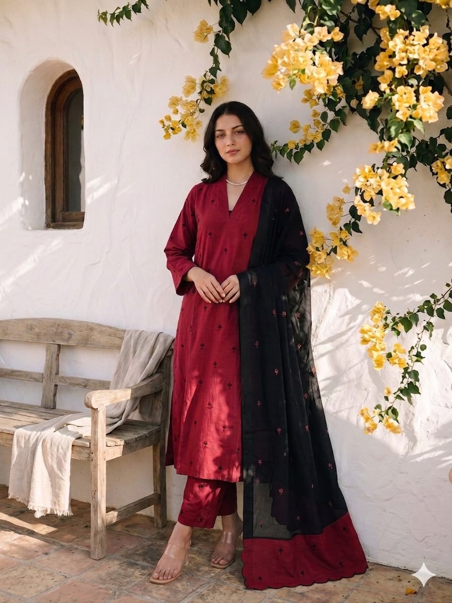 Midnight Muse Cotton Suit Sets