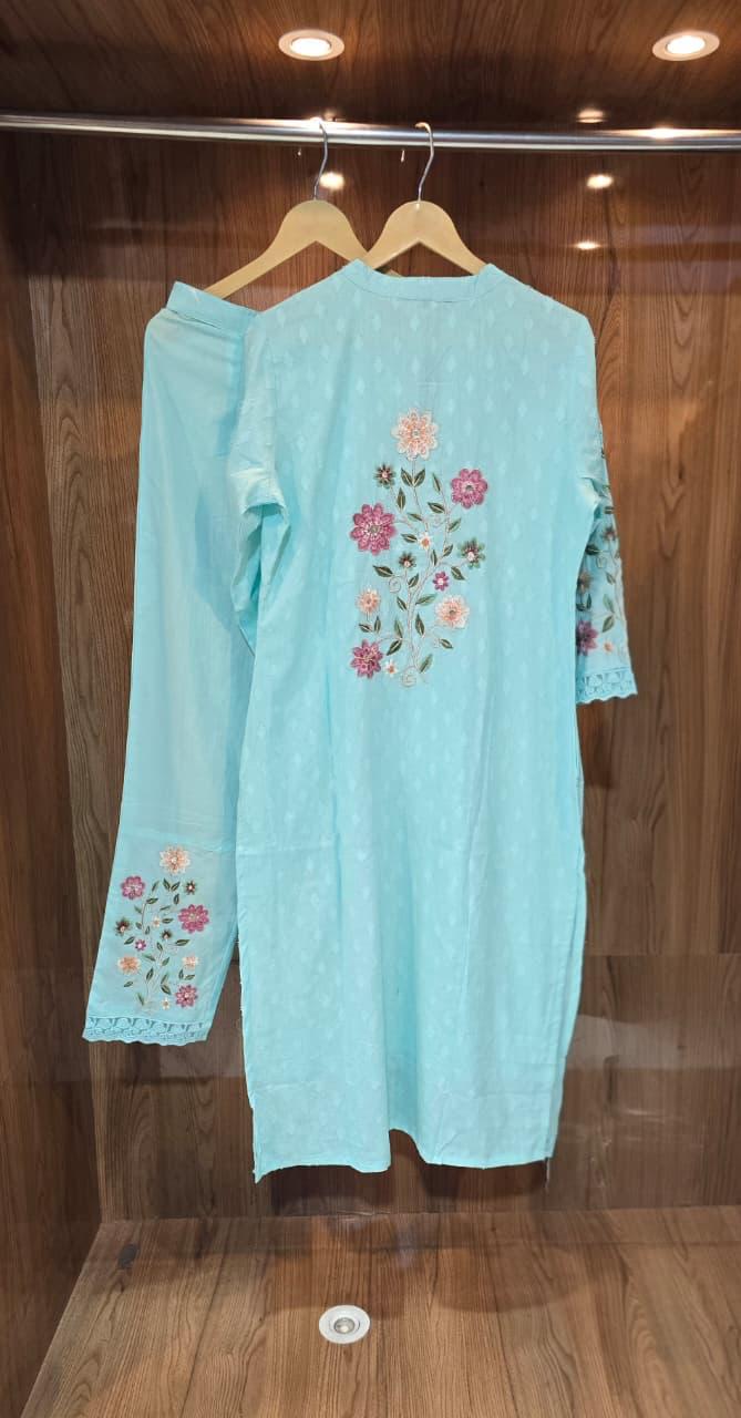 Pure Dobby Mercerized Cotton Suit Sets