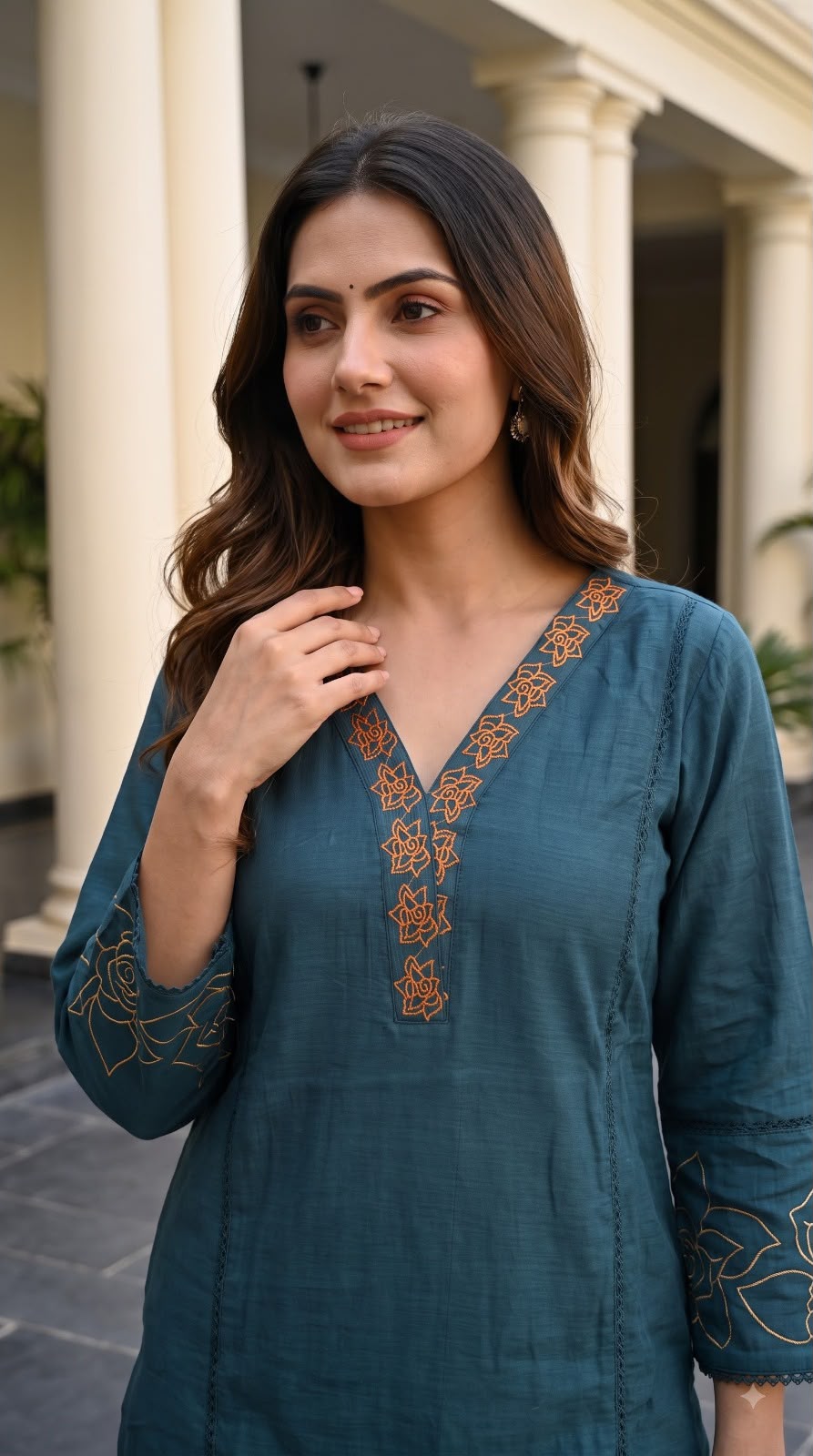 Noor-e-chanderi Suit Set