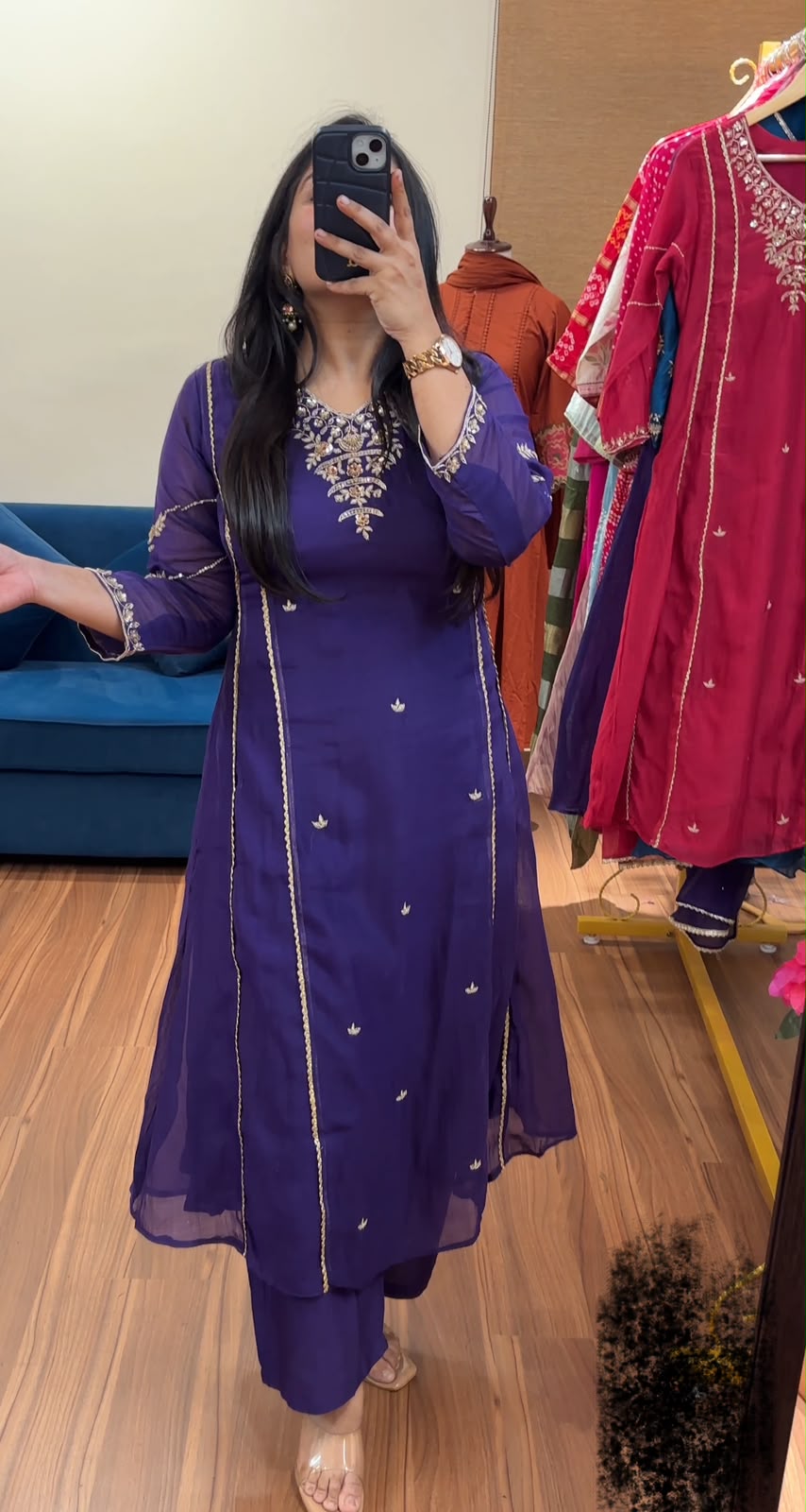 Meherbaan Mul Chanderi Suit Sets