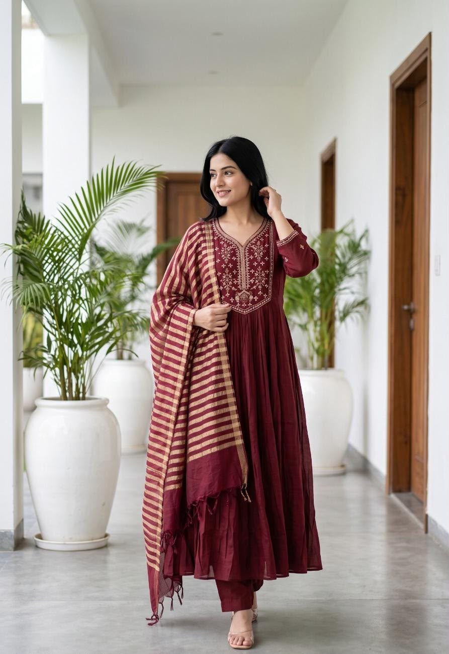 Riwaayat Adda Mul Chanderi Suit Sets