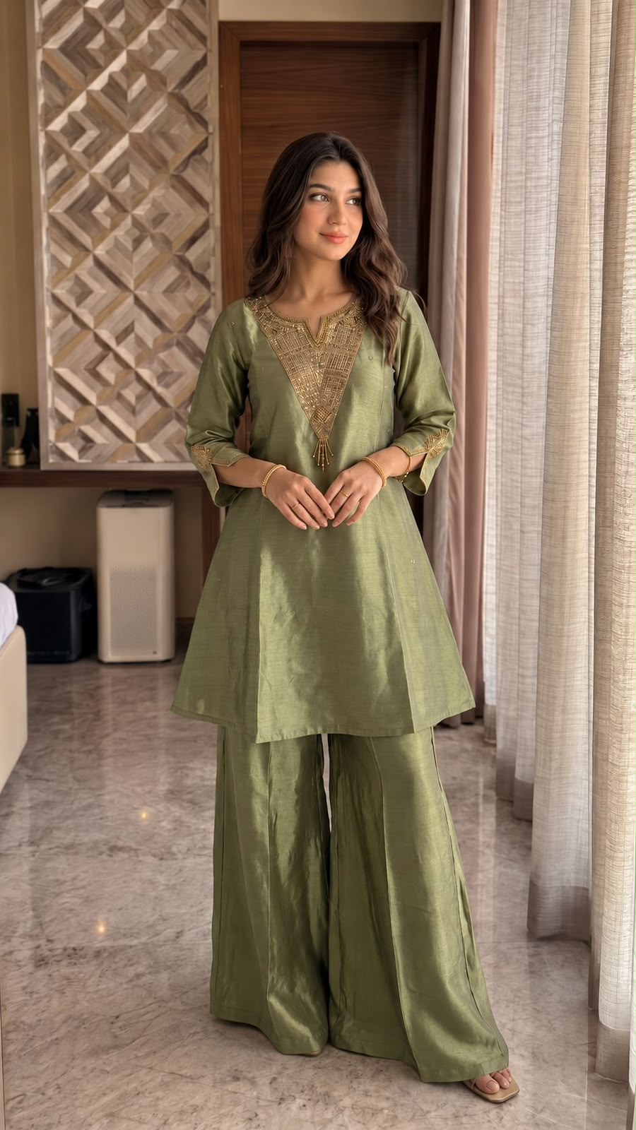 Zareen Kanjivaram Adda Work Co-ord Sets