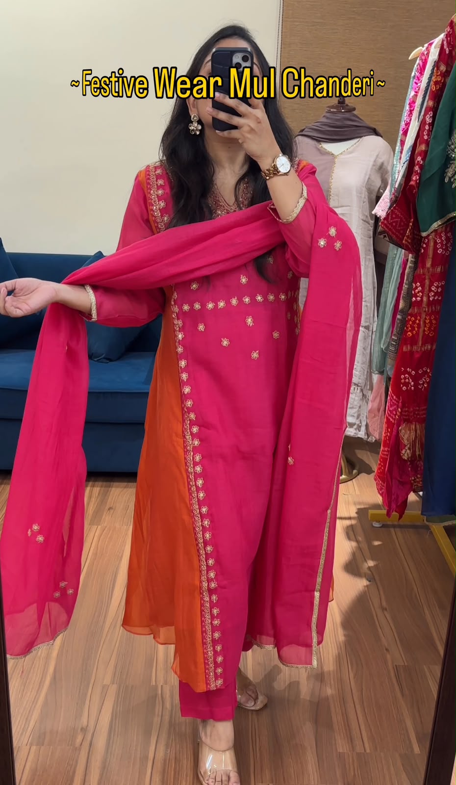 Amaya Mul Chanderi Suit Sets