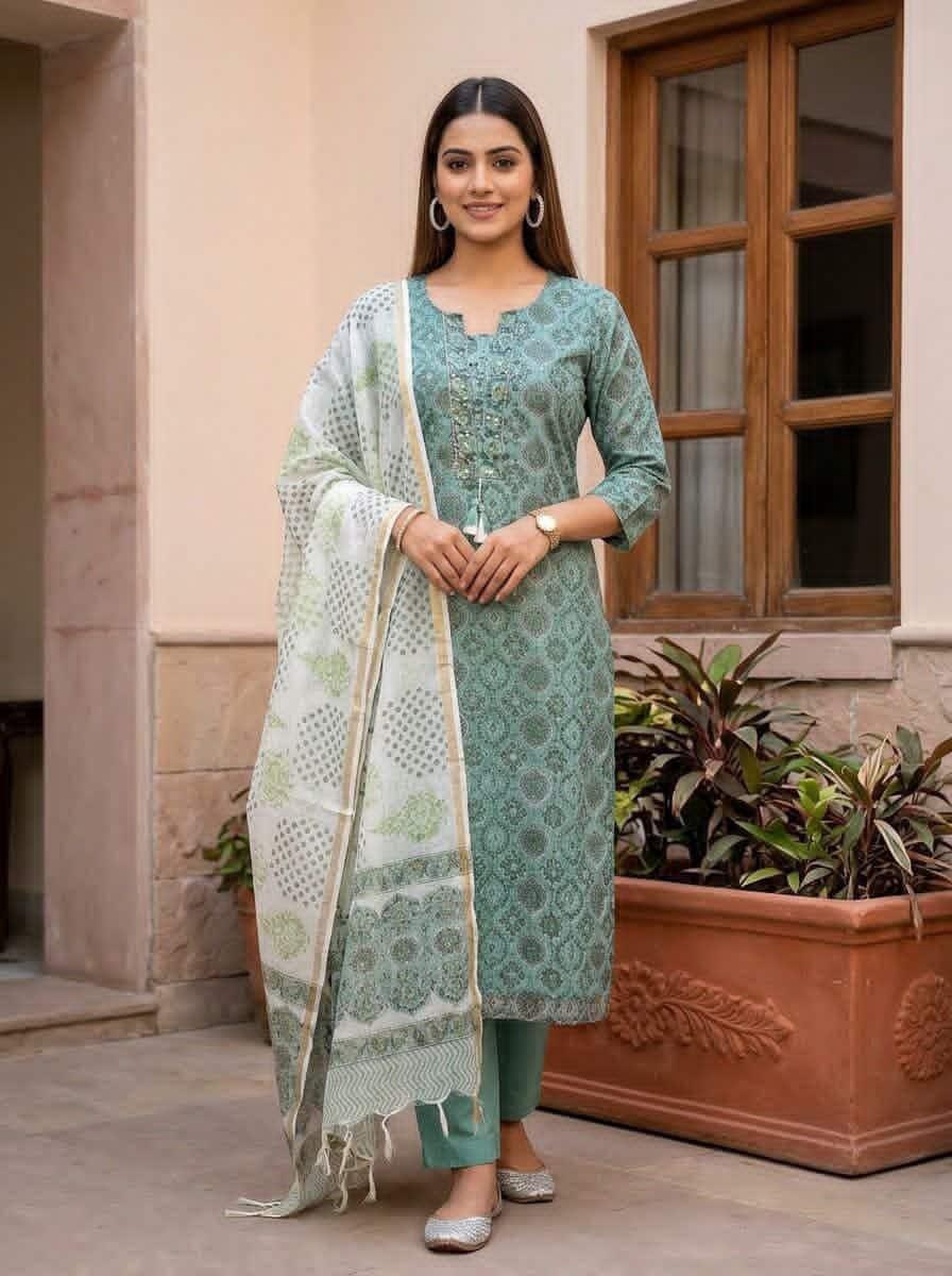 Vasundhara Kota Doriya Suit Set