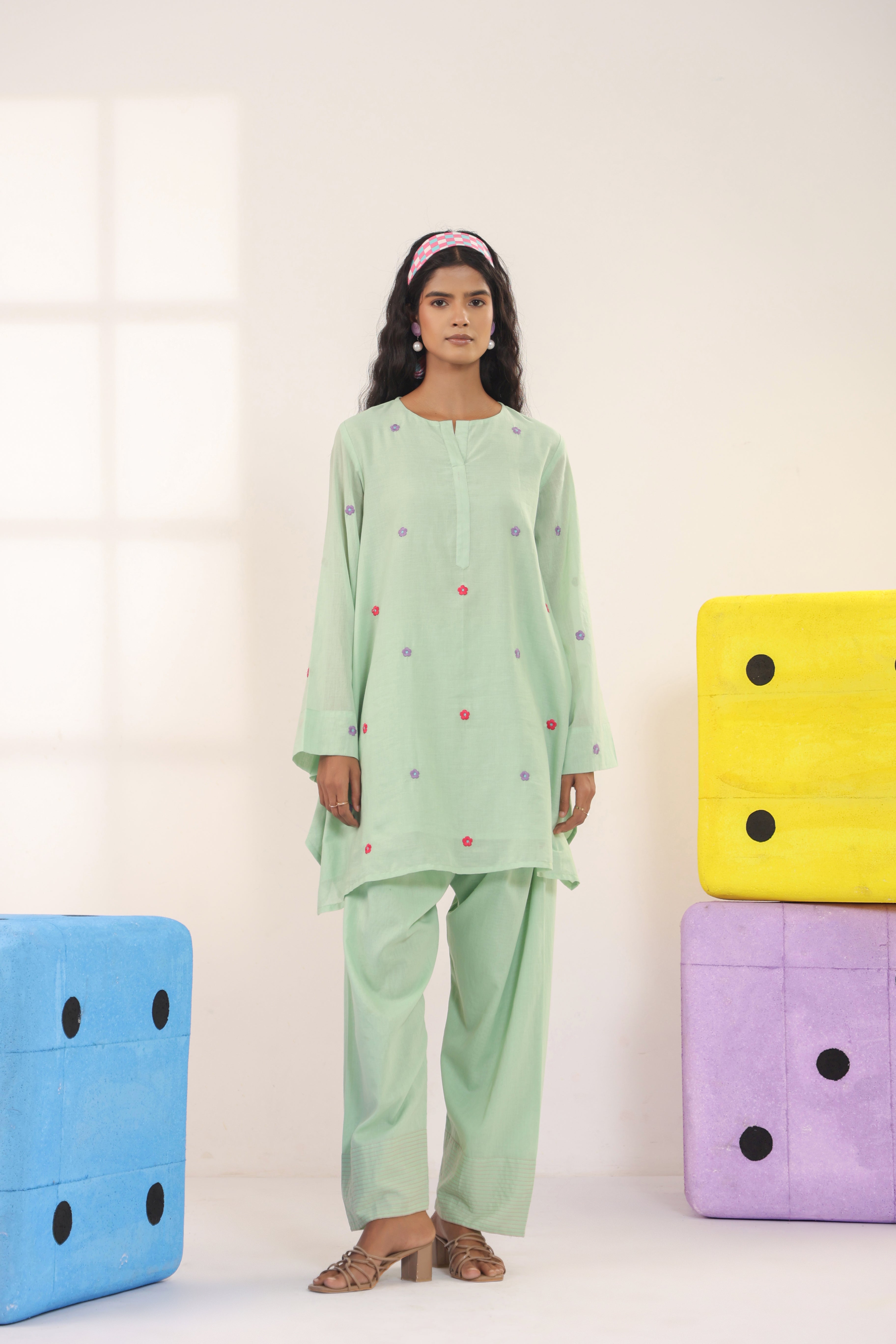 Pastel dream Farsi Co-ord Set
