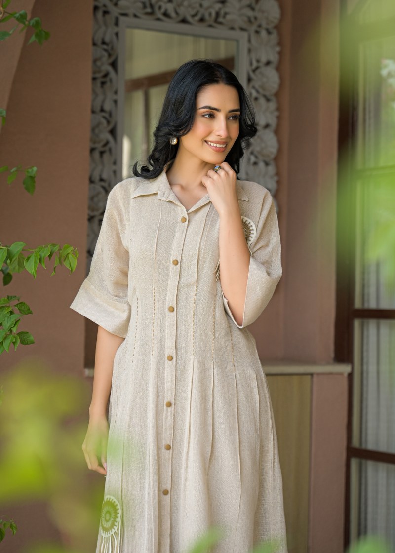 Boho Charm Jute Dress