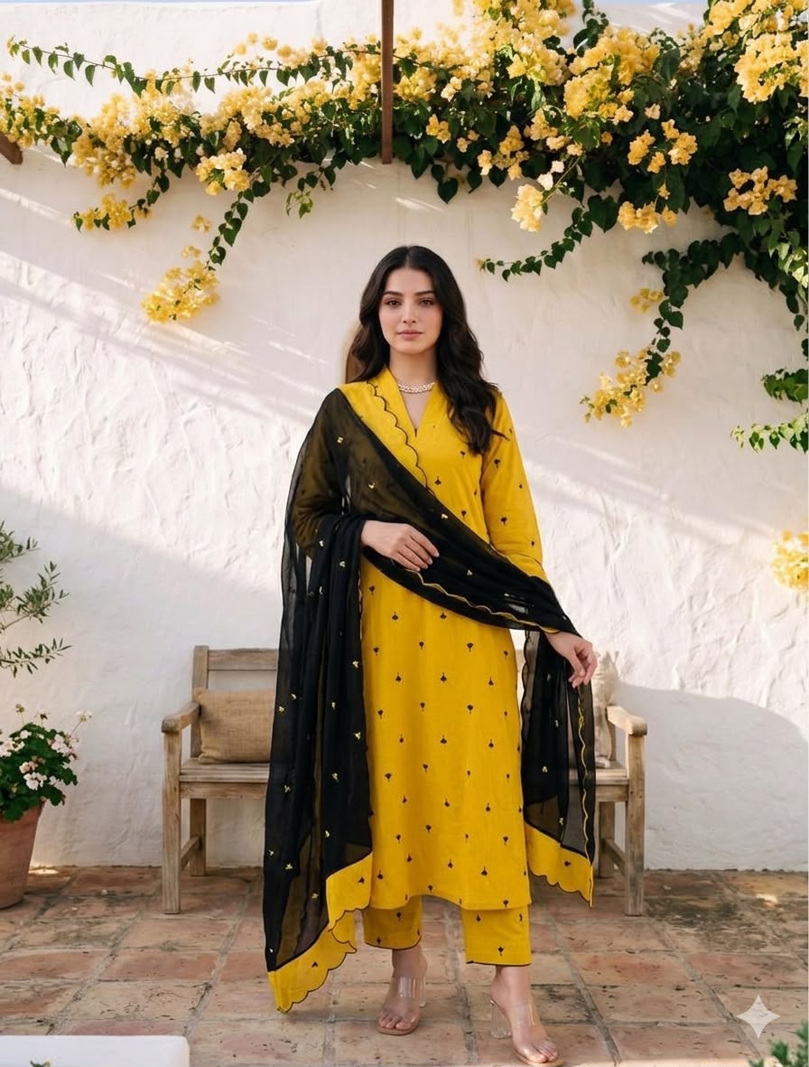 Midnight Muse Cotton Suit Sets
