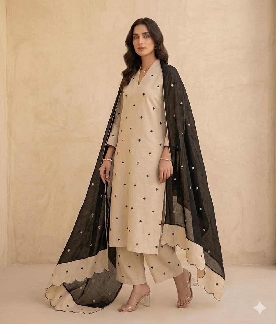 Midnight Muse Cotton Suit Sets