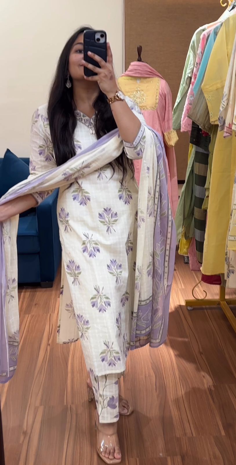 Floral Bloom Cotton Suit Sets