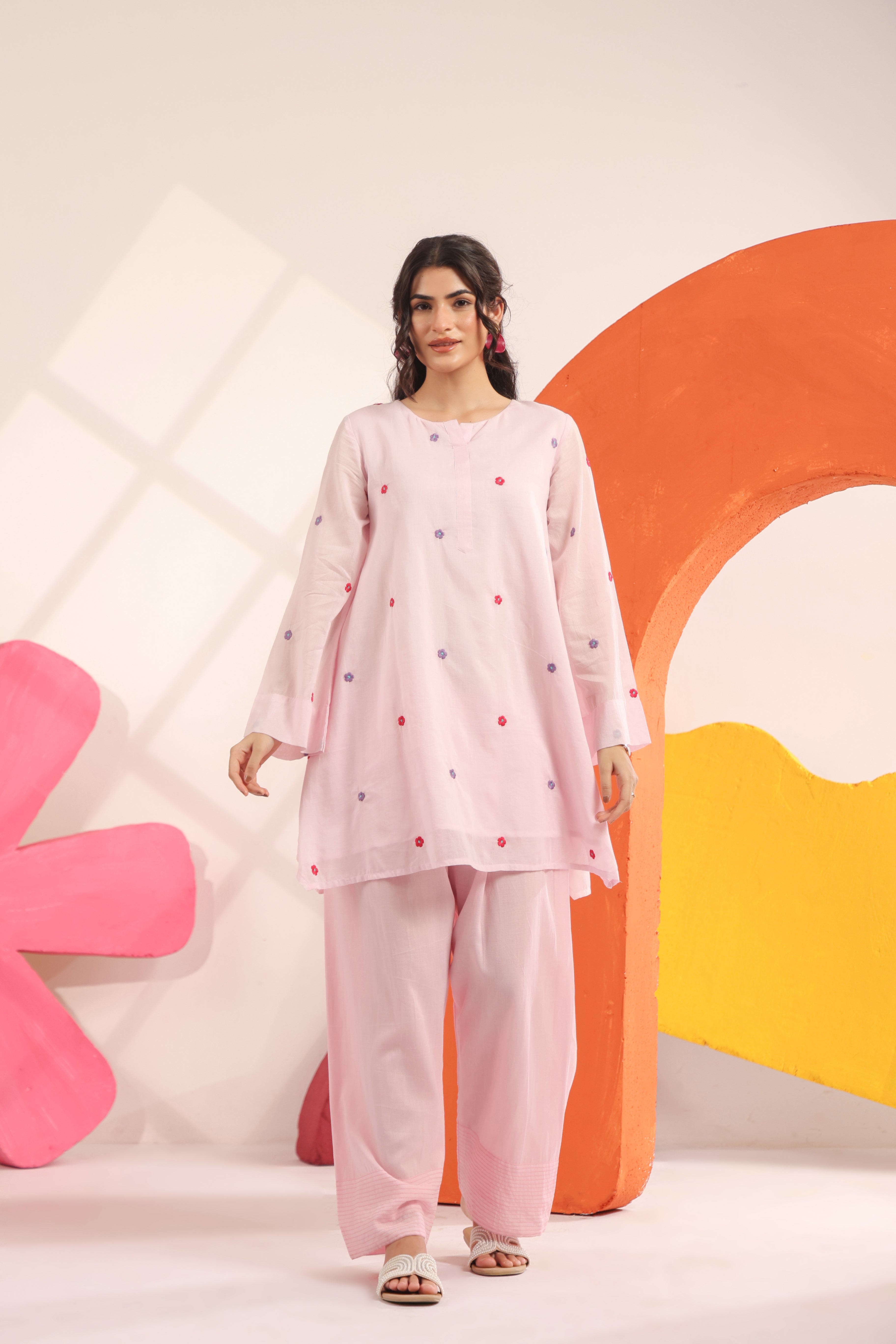Pastel dream Farsi Co-ord Set