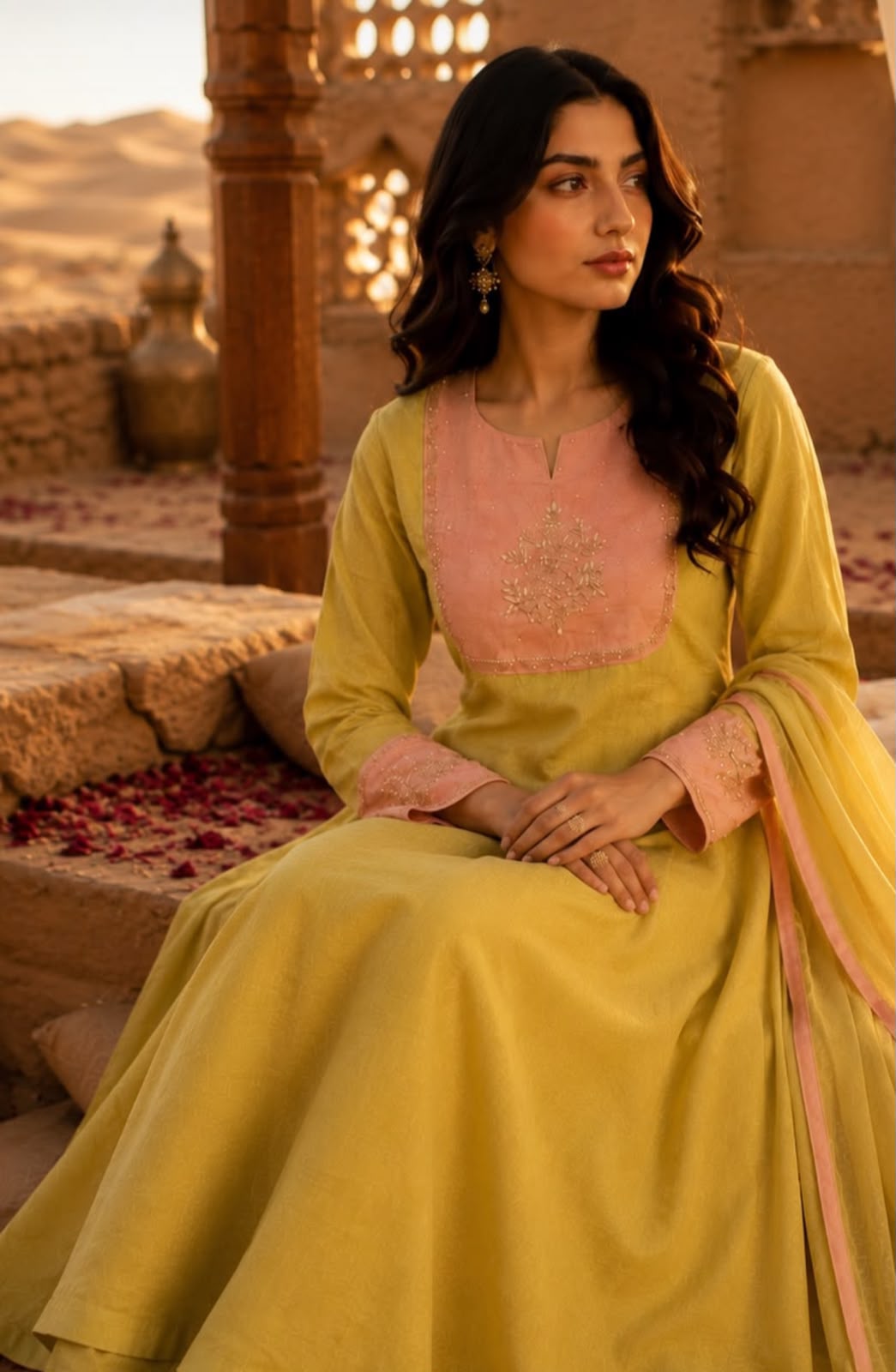 Aurielle Mul Chanderi Suit Sets