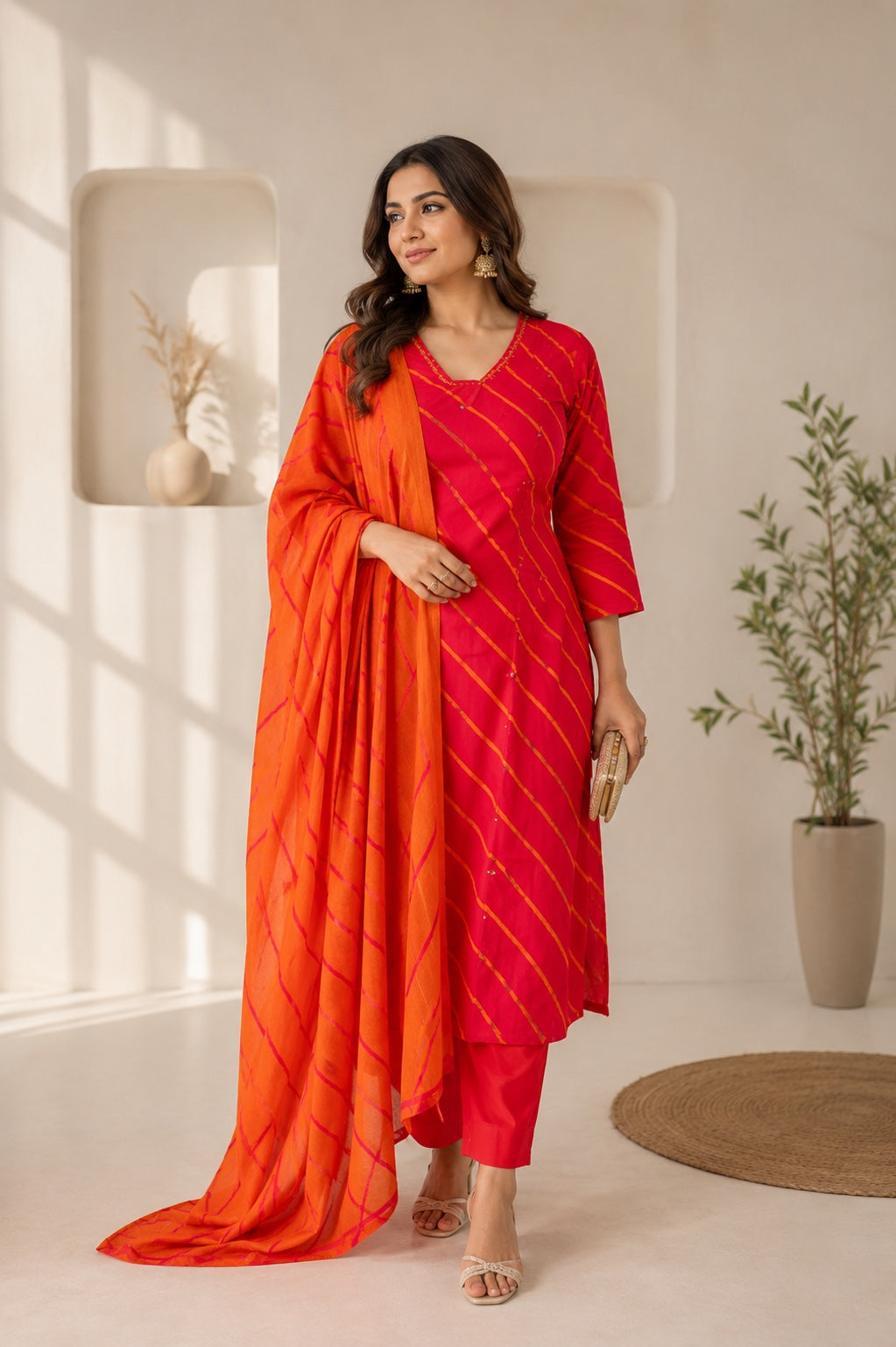 Leheriya Cotton Suit Sets