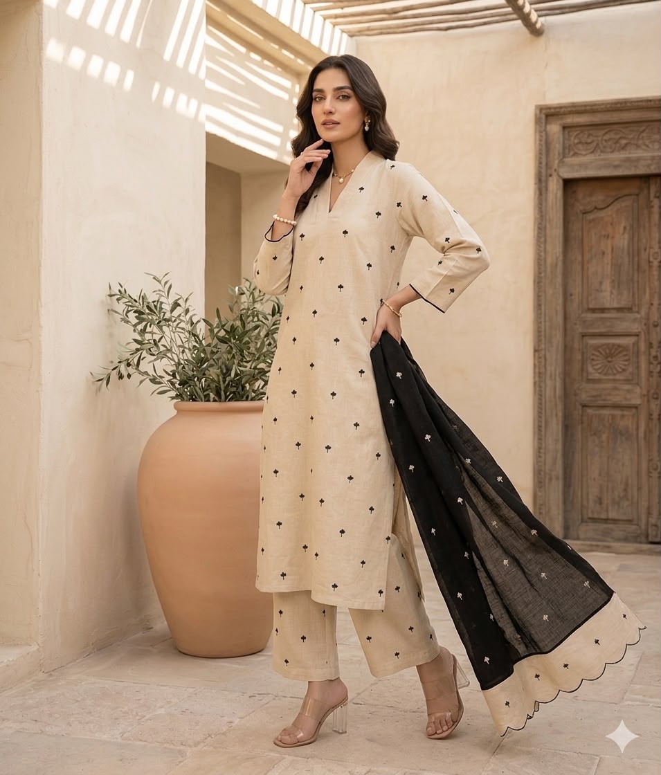 Midnight Muse Cotton Suit Sets