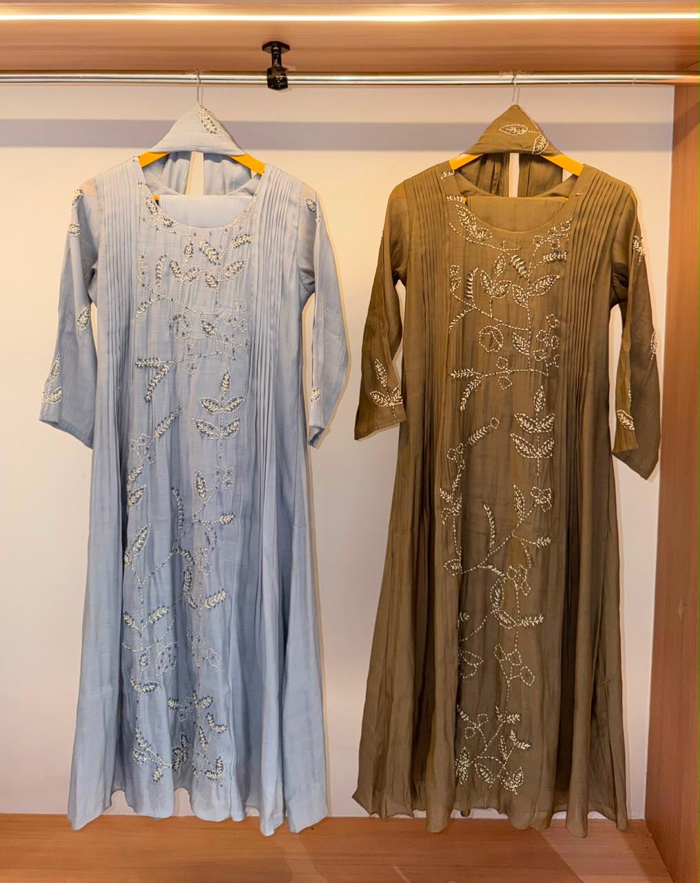 Nazaakat Mul Chanderi Suit Sets