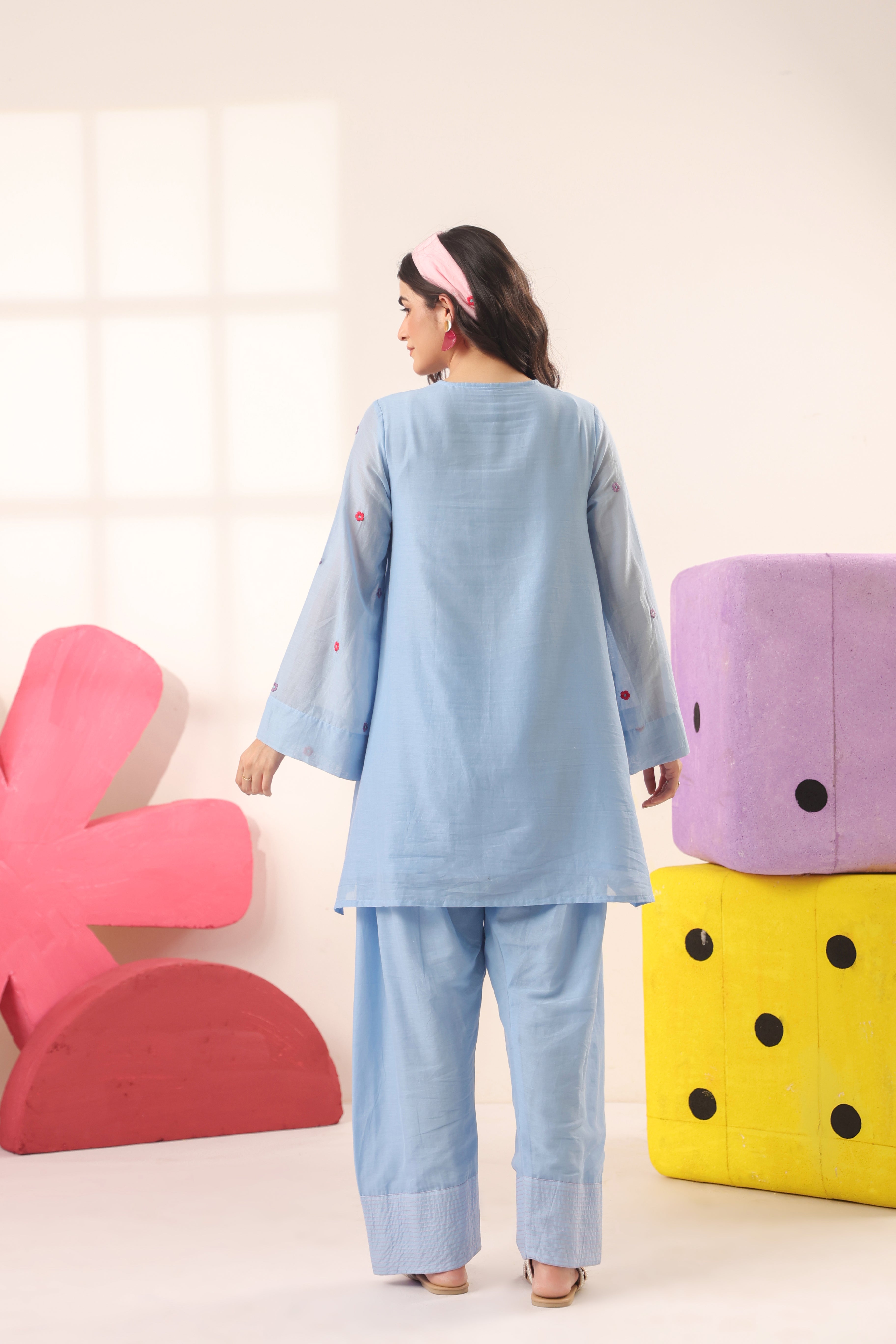 Pastel dream Farsi Co-ord Set