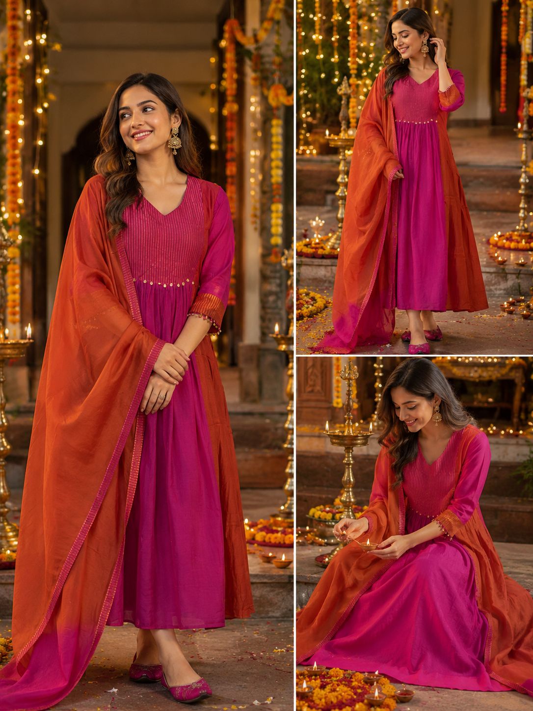 Pure Banarasi Mul Chanderi Suit Sets